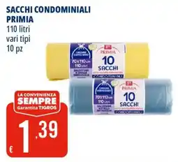 Tigros Sacchi condominiali Primia offerta