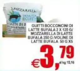 Pewex Guilti bocconcini di latte bufala offerta
