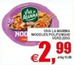 Pewex Viva la mamma noodles polfunghi verd offerta