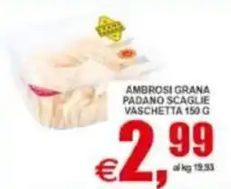 Pewex Ambrosi grana padano scaglie offerta