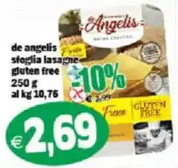 Il Castoro Supermercati de angelis sfoglia lasagne gluten free offerta