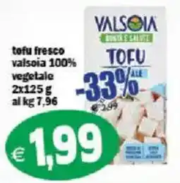 Il Castoro Supermercati Tofu fresco valsoia offerta