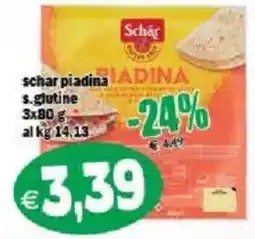 Il Castoro Supermercati Schar piadina offerta