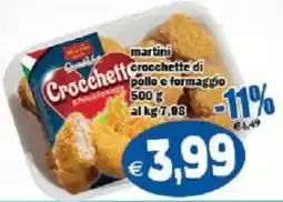 Il Castoro Supermercati Crocchette di pollo e formaggio offerta