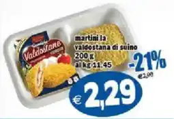 Il Castoro Supermercati martini la valdostana di suino offerta