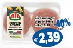 Il Castoro Supermercati Aia chicken burger offerta