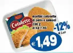 Il Castoro Supermercati Cotolette di pollo offerta