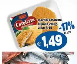 Il Castoro Supermercati Cotolette martini cotolette di pollo offerta
