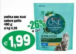 Il Castoro Supermercati purina one dual nature gatto offerta