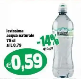 Levissima acqua naturale