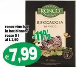 Il Castoro Supermercati Beccaccia bianco Ronco offerta