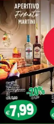 Il Castoro Supermercati Martini Vermouth Bianco/Rosso offerta