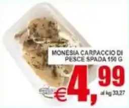 Pewex Monesia carpaccio di pesce spada offerta