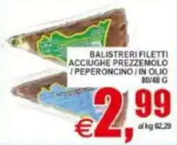 Pewex Balistreri filetti acciughe prezzemolo / peperoncino / in olio offerta