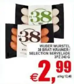 Pewex Wuber Wurstel Selection Servelade offerta