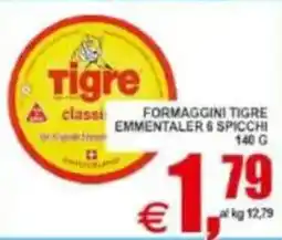 Pewex Formaggini Tigre Emmentaler 6 Spicchi offerta