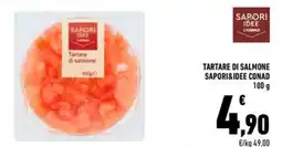 Conad Superstore Tartare di salmone Sapori&Idee Conad offerta