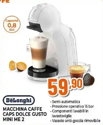 DeLonghi Macchina Caffè Caps Dolce Gusto Mini Me 2