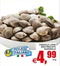 Pewex Vongole lupini medi pescato nazionale offerta