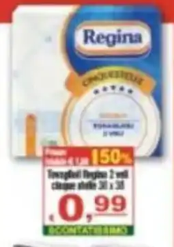 CTS Supermercati Tovaglioli Regina offerta