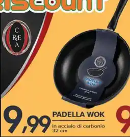 Iper Triscount Crea padella wok offerta
