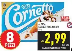 Pim Supermercati Algida Cornetto Classico offerta