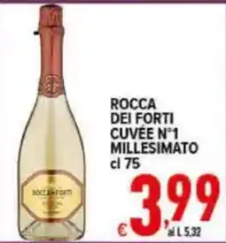 Iper Triscount Rocca dei Forti Cuvée N°1 Millesimato offerta