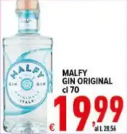 Iper Triscount Malfy Gin Original offerta
