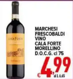 Iper Triscount Marchesi Frescobaldi Vino Cala Forte Morellino offerta