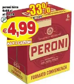Il Castoro Supermercati Peroni birra offerta