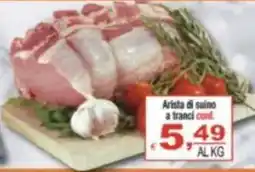 CTS Supermercati Arista di suino a tranci conf. offerta
