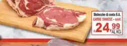 CTS Supermercati Bistecche di costa B.A. CARNE DANES offerta