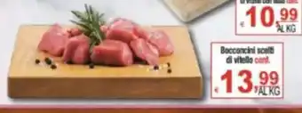 CTS Supermercati Bocconcini scelti di vitello offerta
