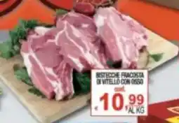 CTS Supermercati Bistecche fracosta di vitello con osso offerta