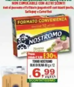 CTS Supermercati Tonno Nostromo olio di oliva offerta