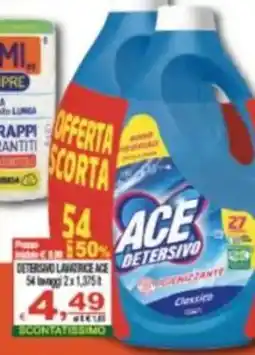 CTS Supermercati Detersivo lavatrice Ace offerta