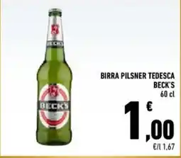 Conad Superstore Birra pilsner tedesca Beck's offerta