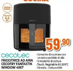 Ipercoop Friggitrice ad aria Cecotec Fantastik offerta