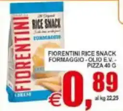 Pewex Fiorentini rice snack formaggio offerta