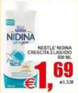 Pewex Nestlé Nidina Crescita 2 Liquido offerta