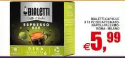 Pewex Bialetti capsule decaffeinato offerta