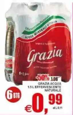 Pewex Grazia acqua effervescente naturale offerta