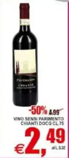 Pewex Vino Sensi Parimento Chianti DOCG offerta