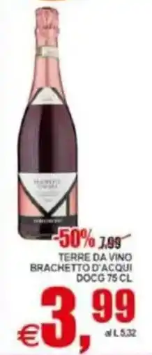 Pewex Terre da Vino Brachetto d'Acqui DOCG offerta