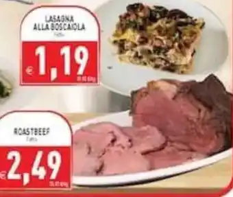 Pim Supermercati Lasagna alla boscaiola offerta