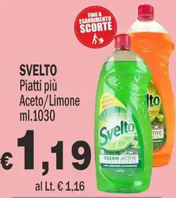Primo Prezzo Svelto Piatti più Aceto/Limone offerta