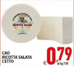 Iper Triscount CAO Ricotta Salata offerta