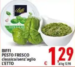 Iper Triscount Biffi pesto fresco classico/senz'aglio offerta