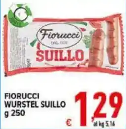 Iper Triscount Fiorucci wurstel suillo offerta