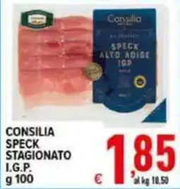 Iper Triscount Consilia speck stagionato I.G.P. offerta